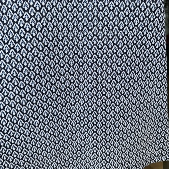 Zara Kids polo knit sweater mini dress navy jaquard print short sleeve girls - Picture 7 of 8